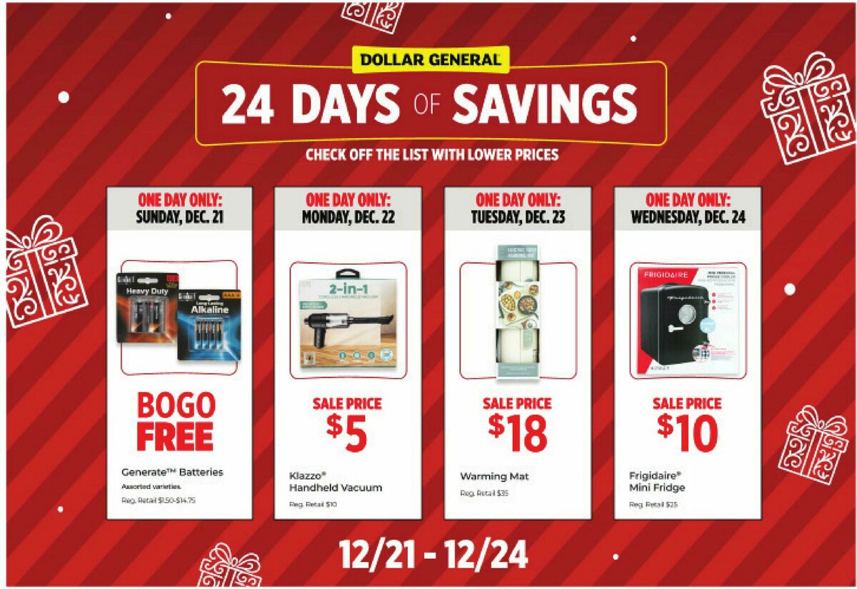 Dollar General Weekly Ad from December 21