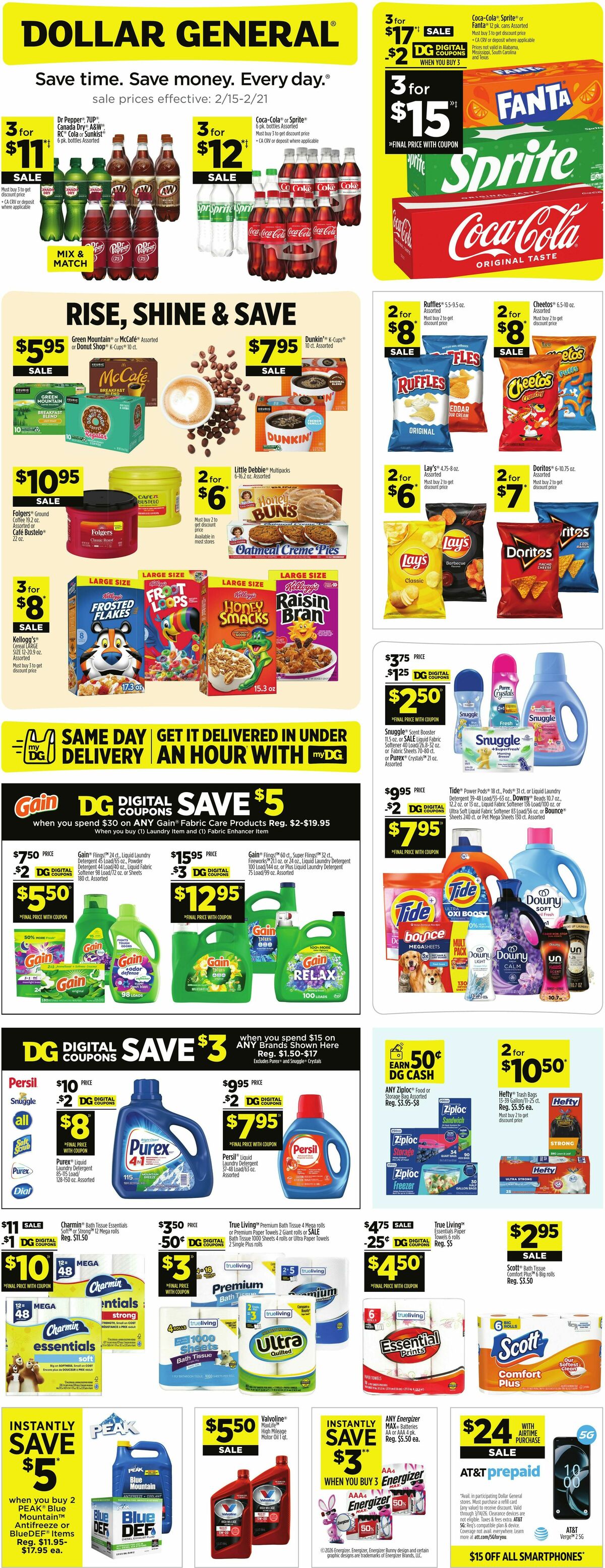 Dollar General Weekly Ad from February 15