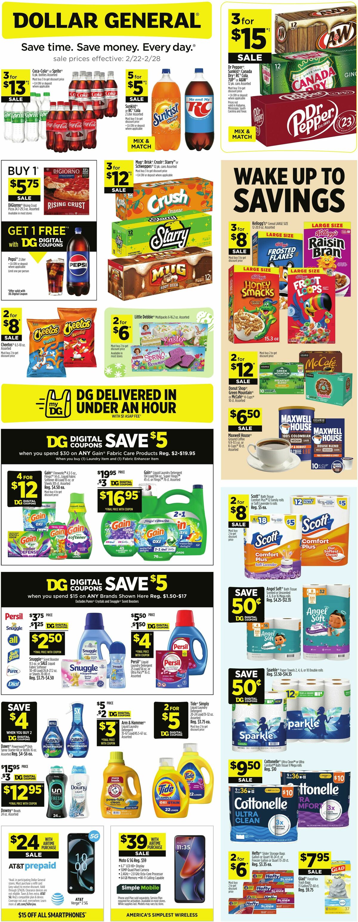 Dollar General Weekly Ad from February 22