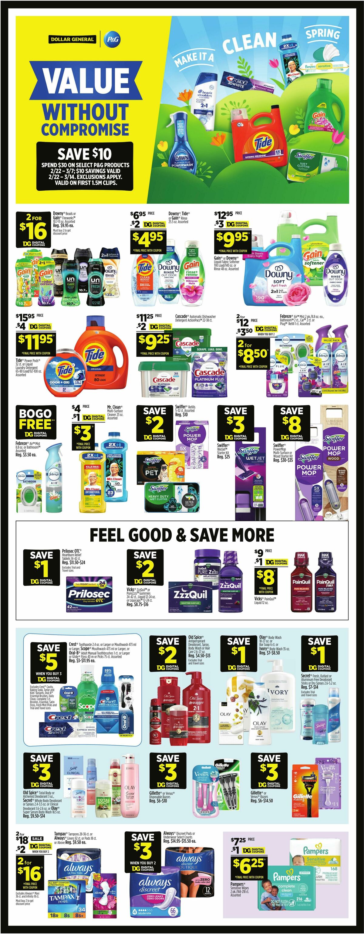 Dollar General Weekly Ad from February 22