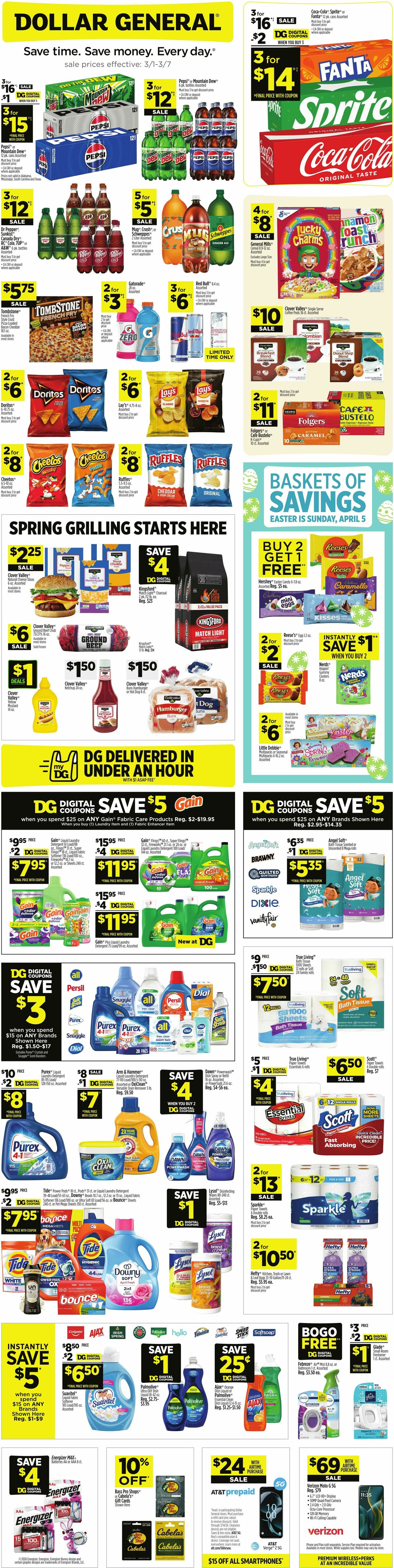 Dollar General Weekly Ad from March 1
