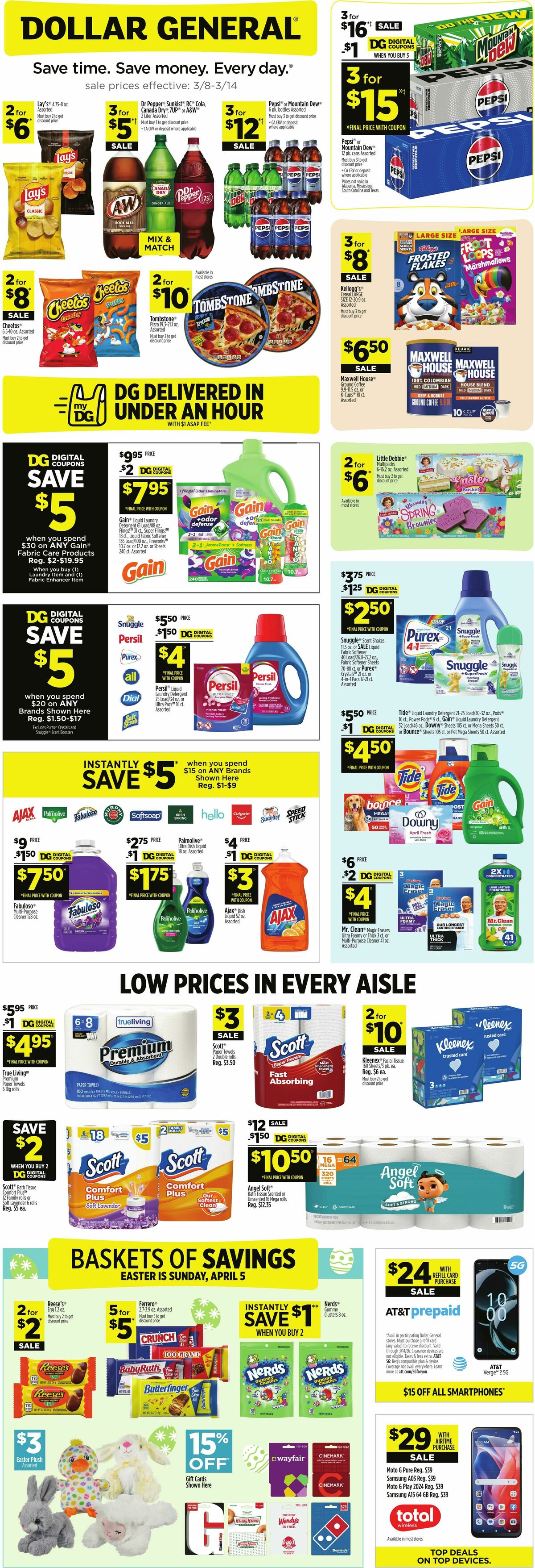Dollar General Weekly Ad from March 8