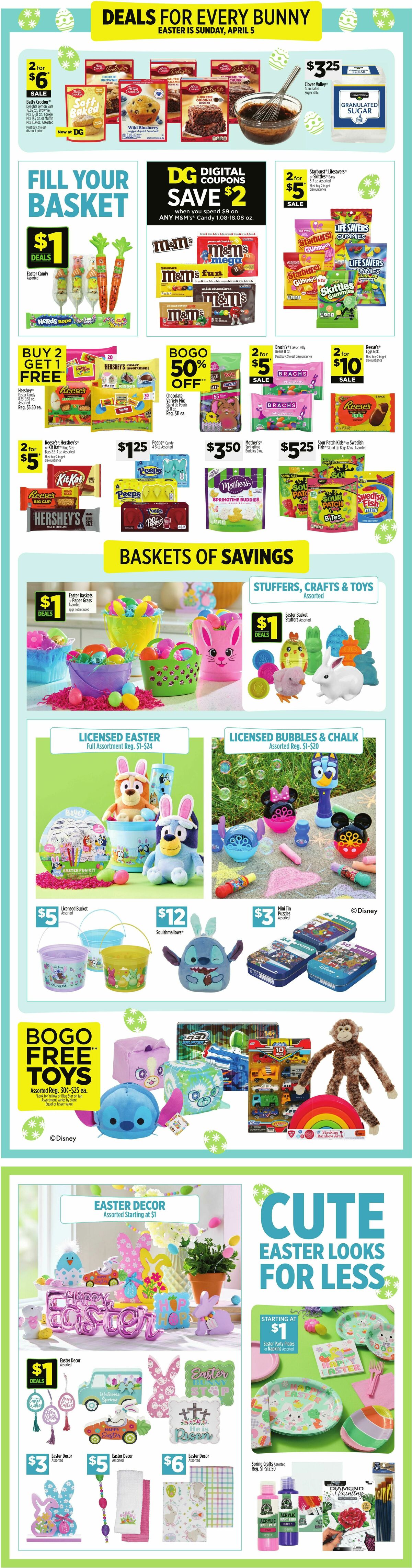 Dollar General Weekly Ad from March 8