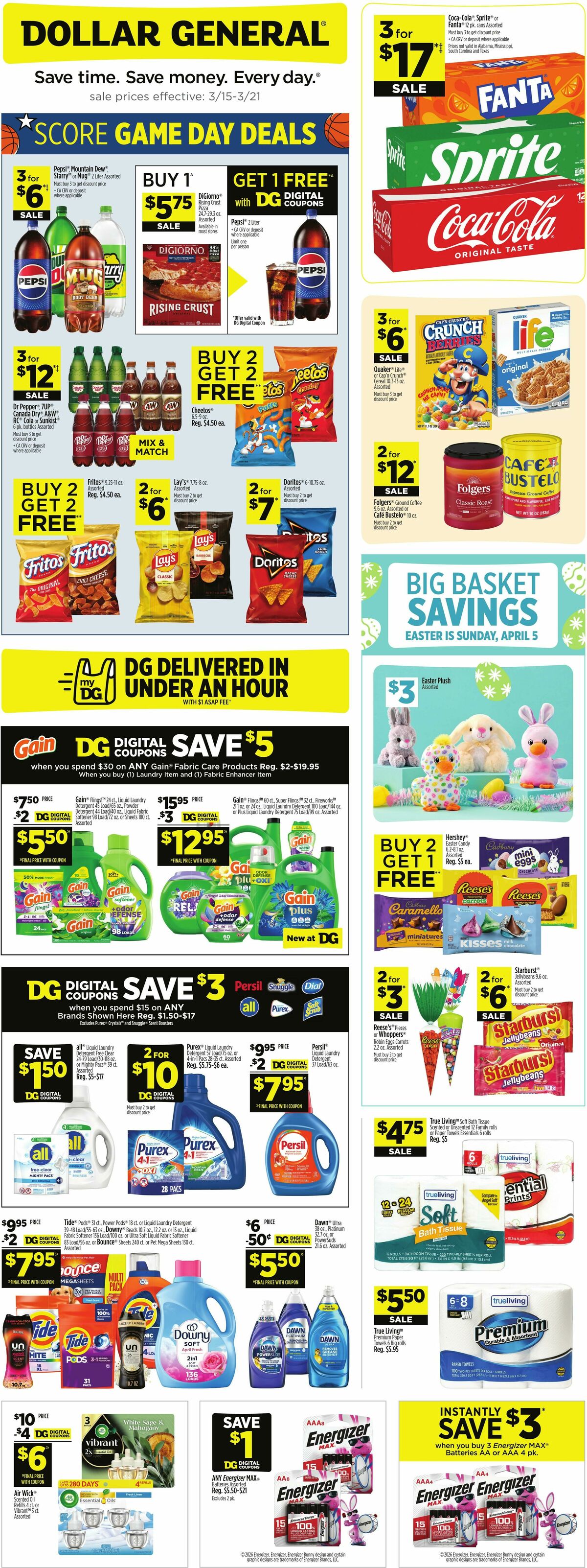 Dollar General Weekly Ad from March 15