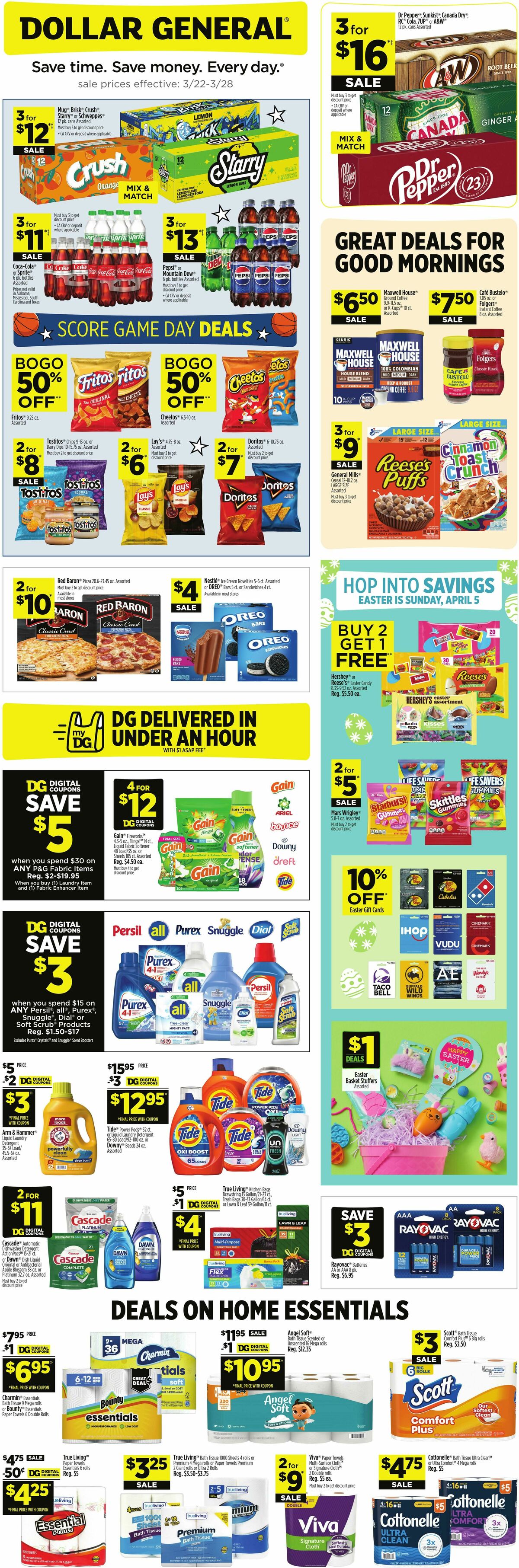 Dollar General Weekly Ad from March 22