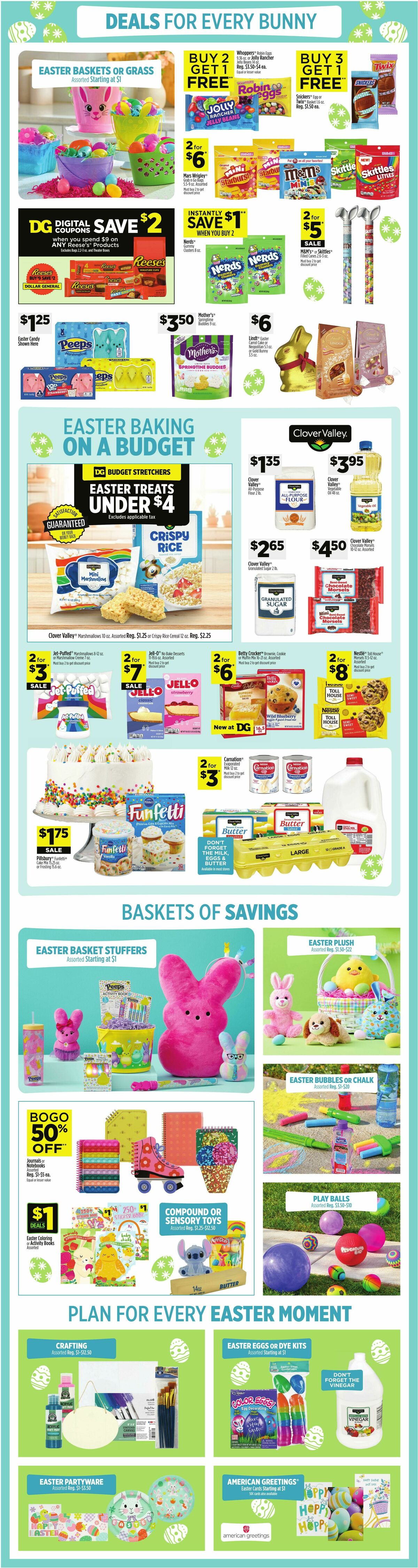 Dollar General Weekly Ad from March 22