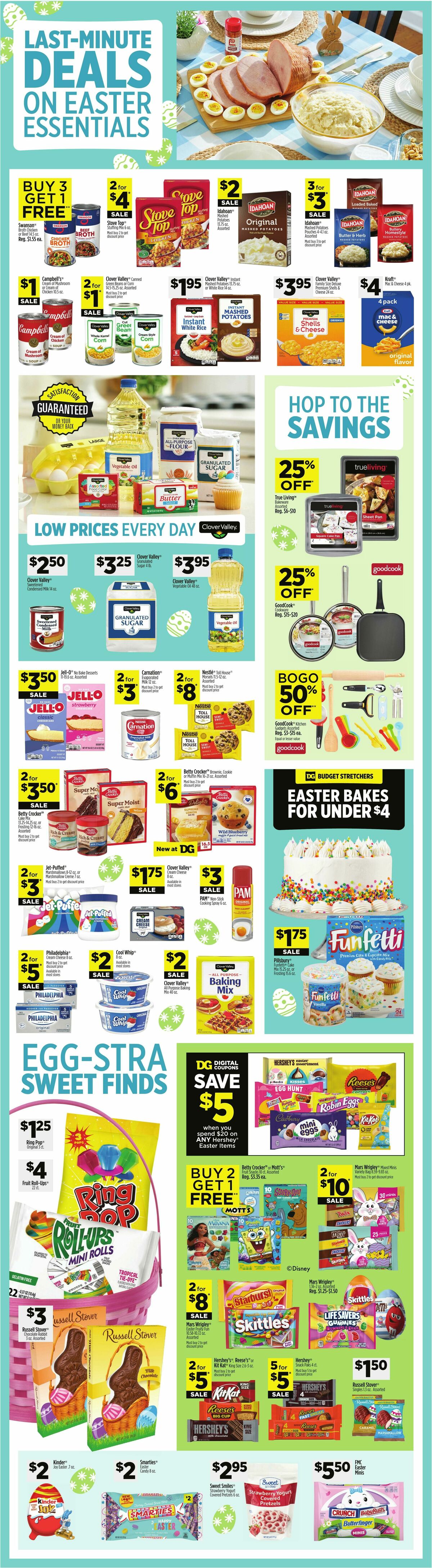 Dollar General Weekly Ad from March 29