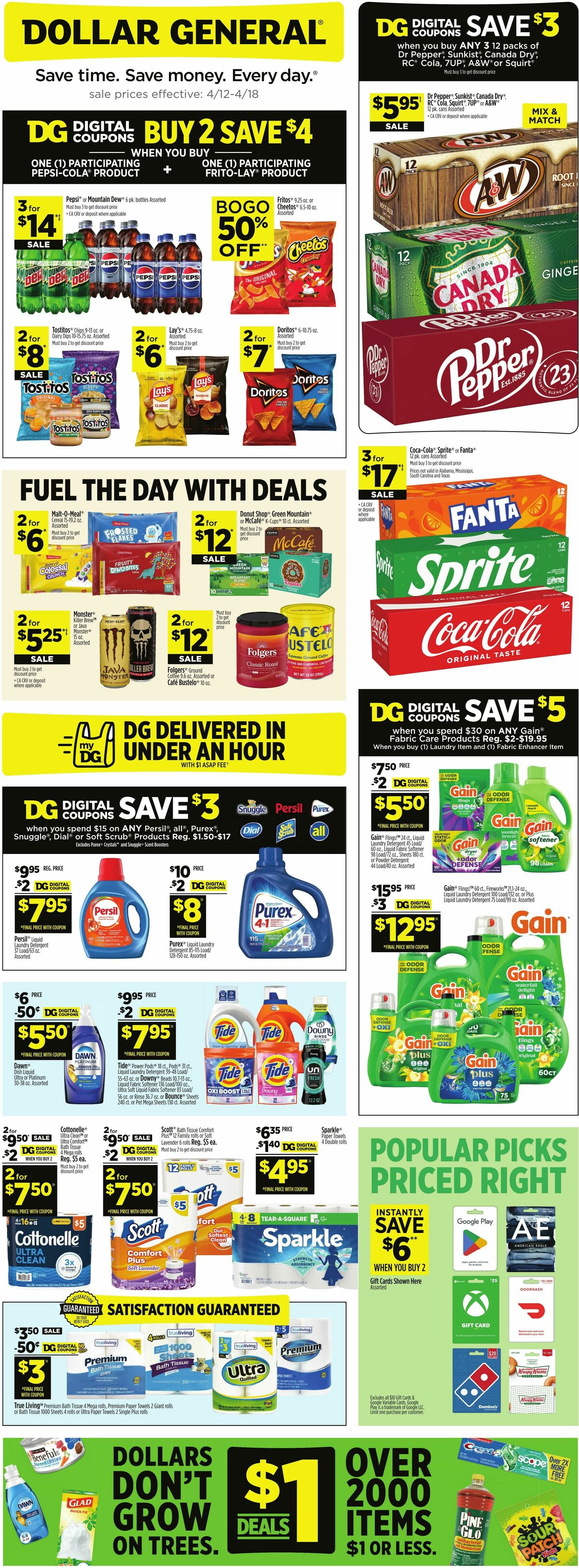 Dollar General Weekly Ad from April 12