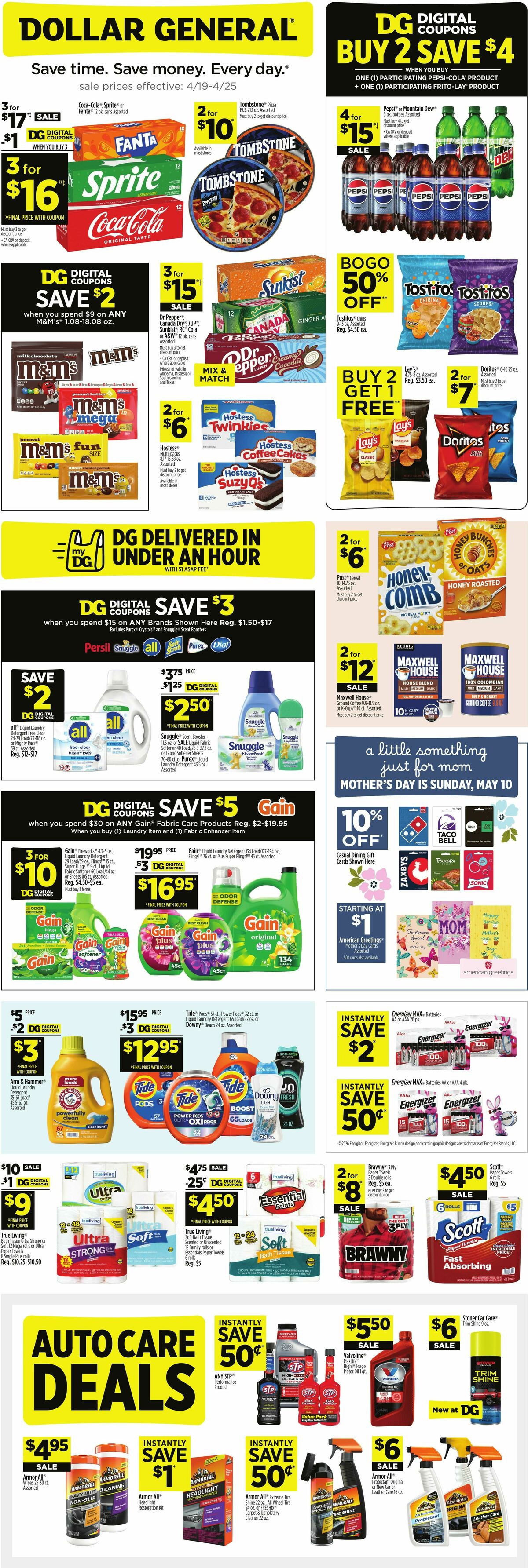 Dollar General Weekly Ad from April 19