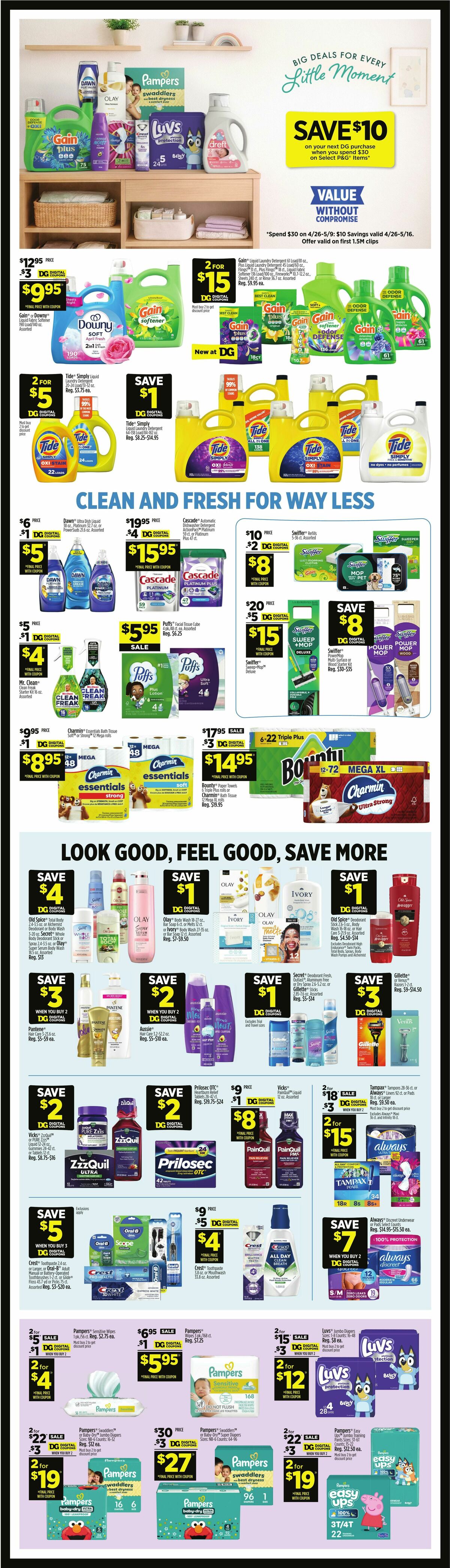 Dollar General Weekly Ad from April 26