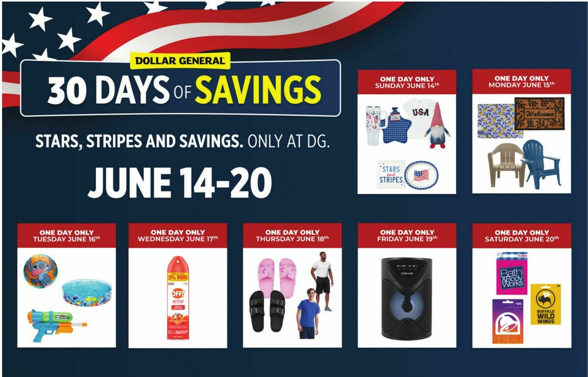 Dollar General Weekly Ad from June 14