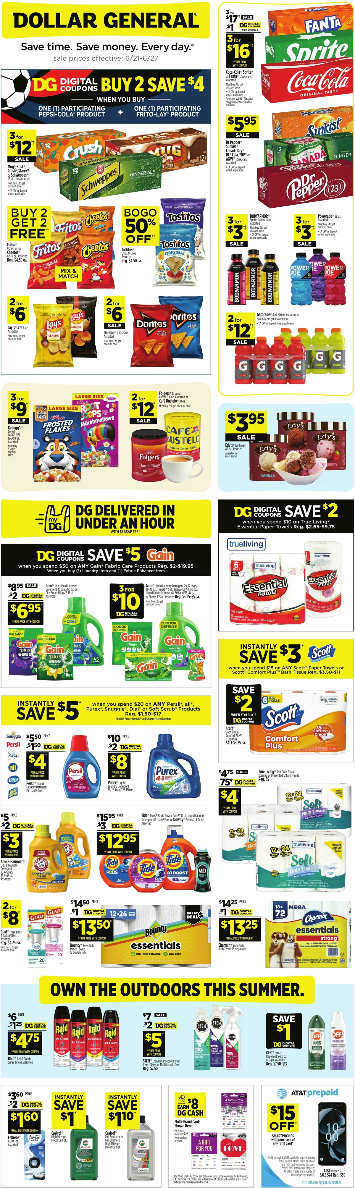Dollar General Weekly Ad from June 21
