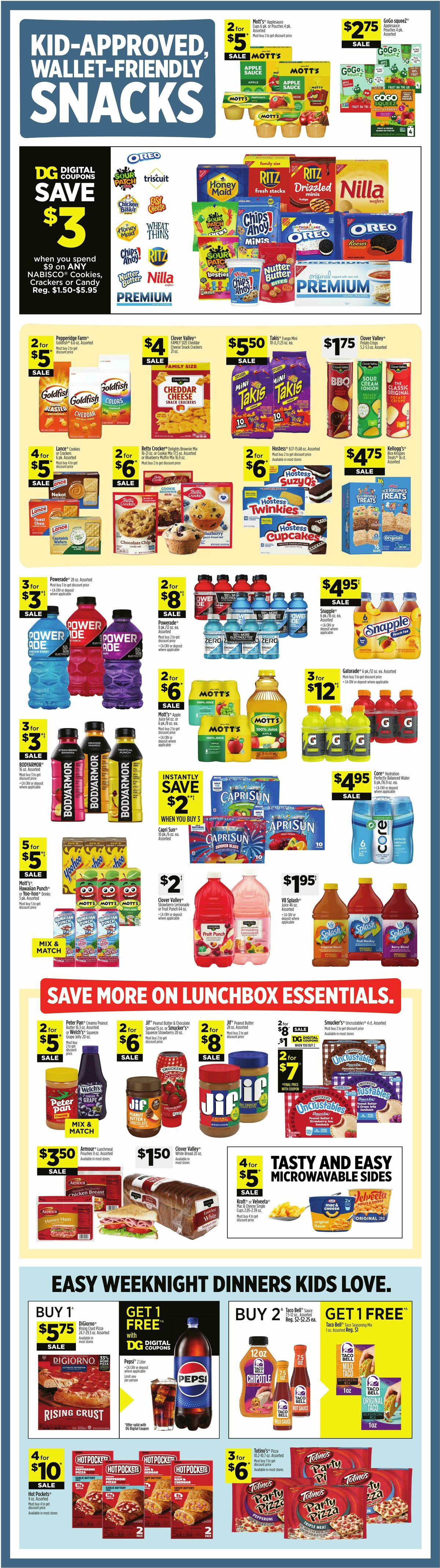Dollar General Weekly Ad from July 19