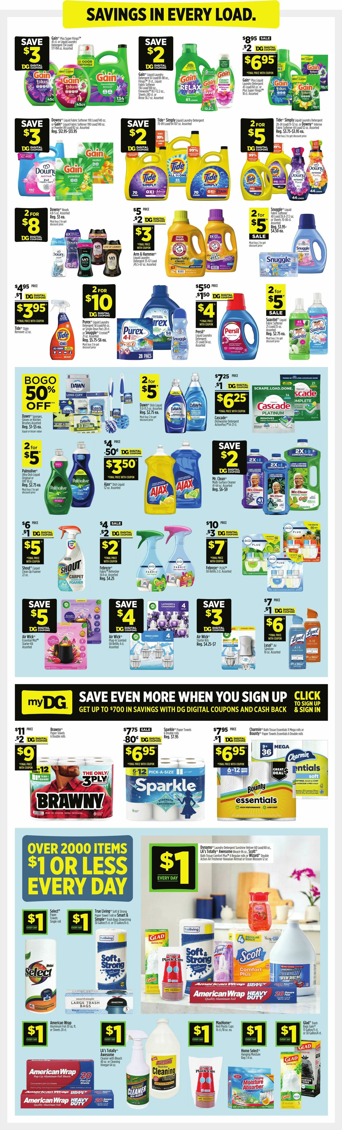 Dollar General Weekly Ad from July 19
