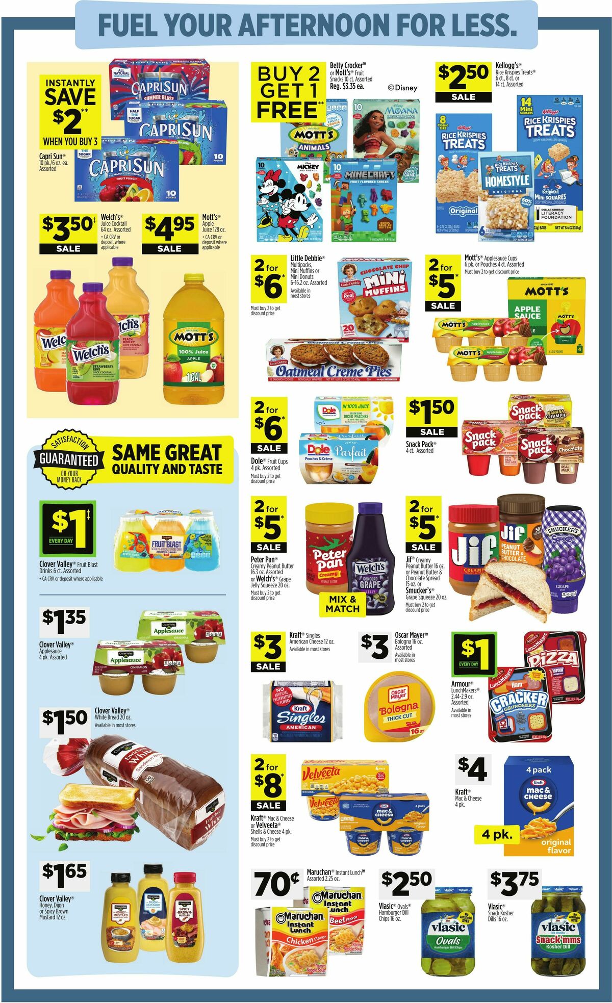 Dollar General Weekly Ad from July 26