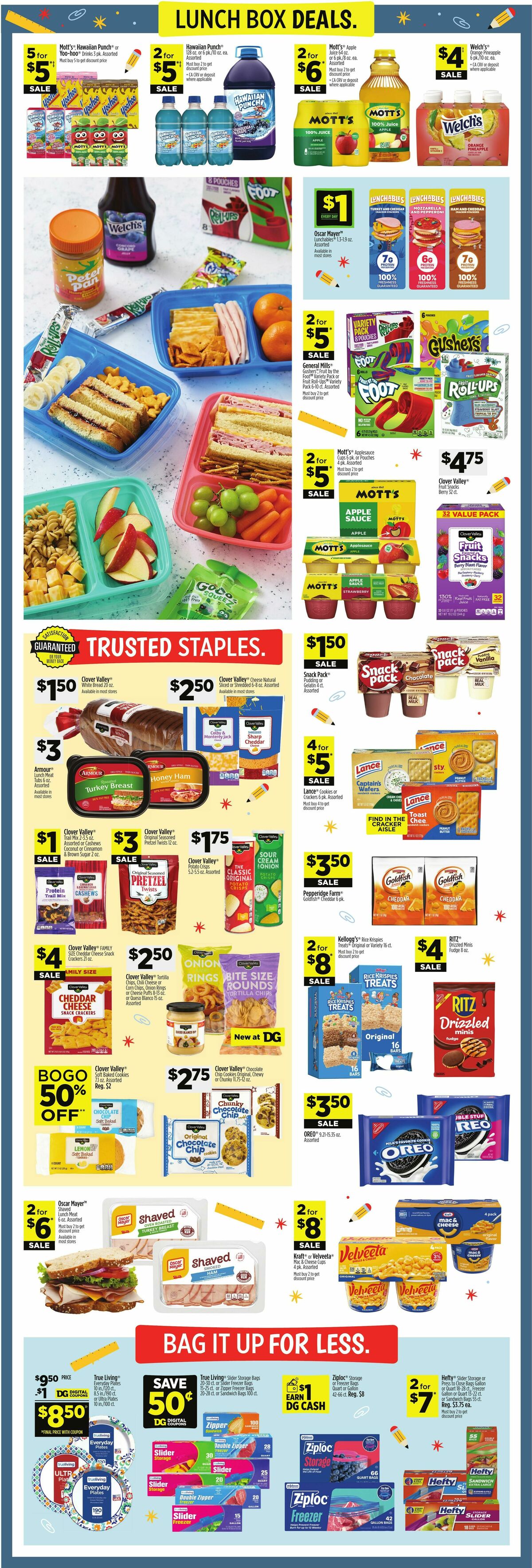 Dollar General Weekly Ad from August 2