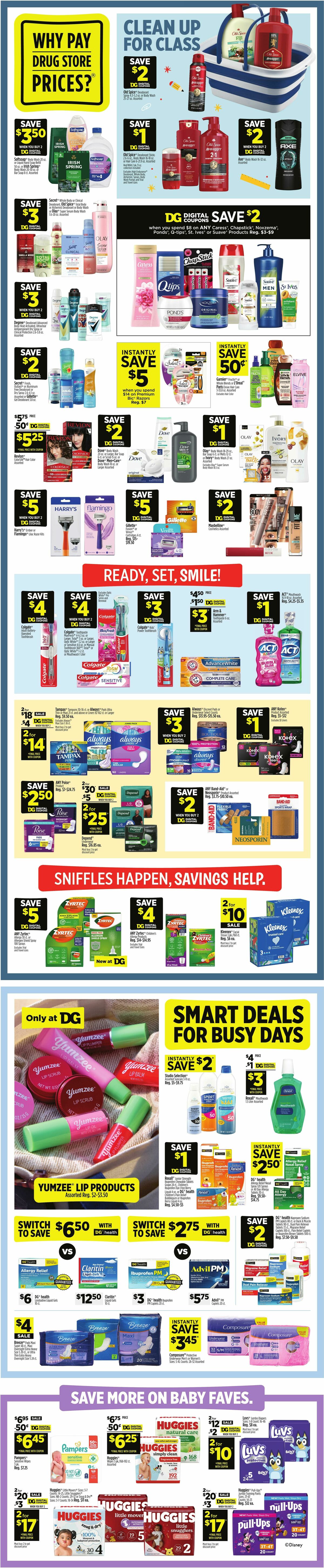 Dollar General Weekly Ad from August 2