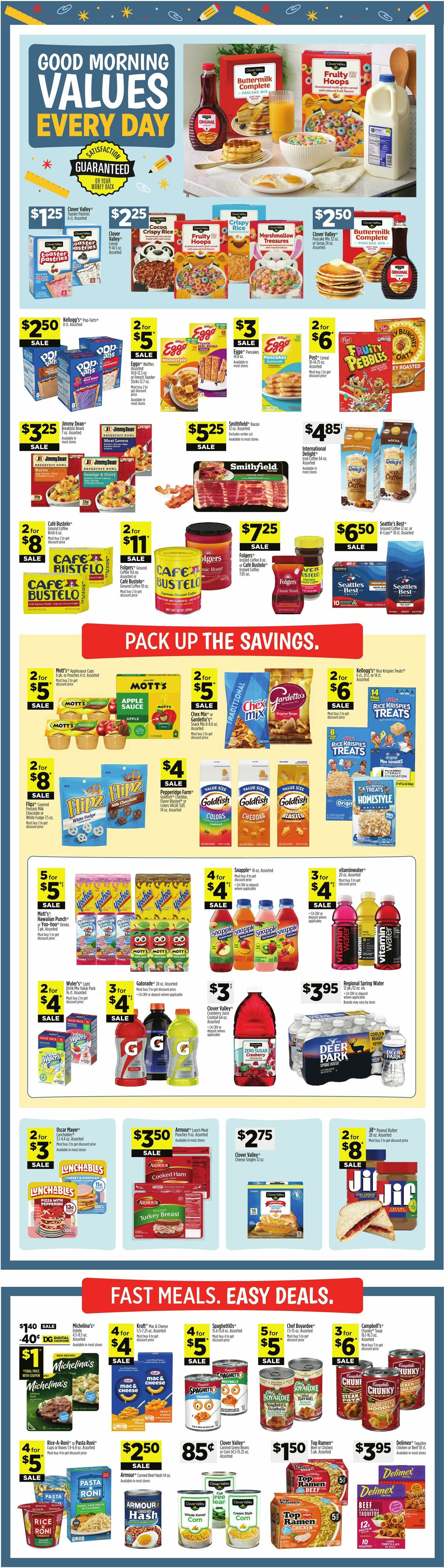 Dollar General Weekly Ad from August 16