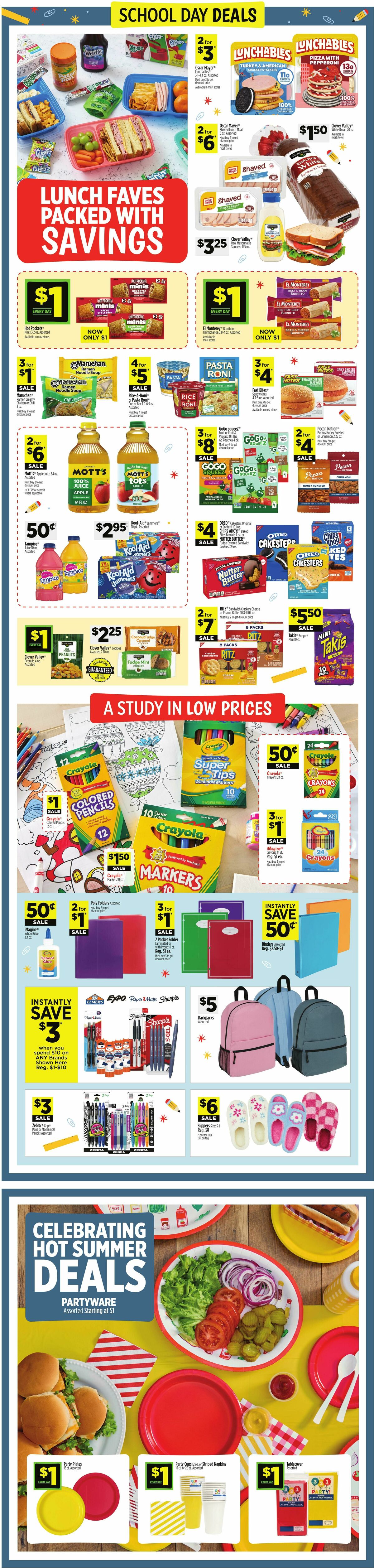 Dollar General Weekly Ad from August 23