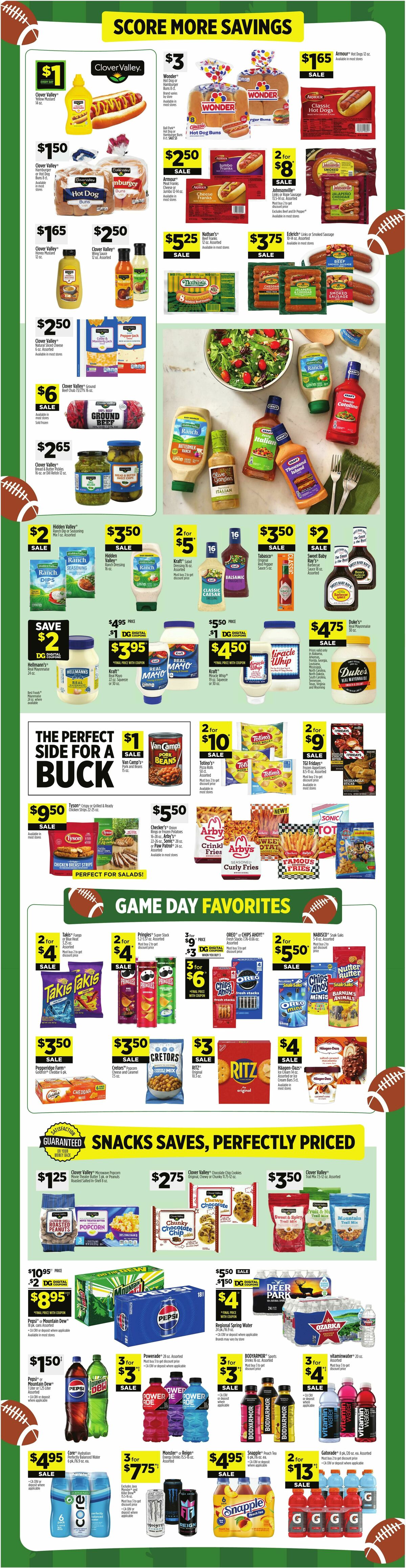 Dollar General Weekly Ad from August 30