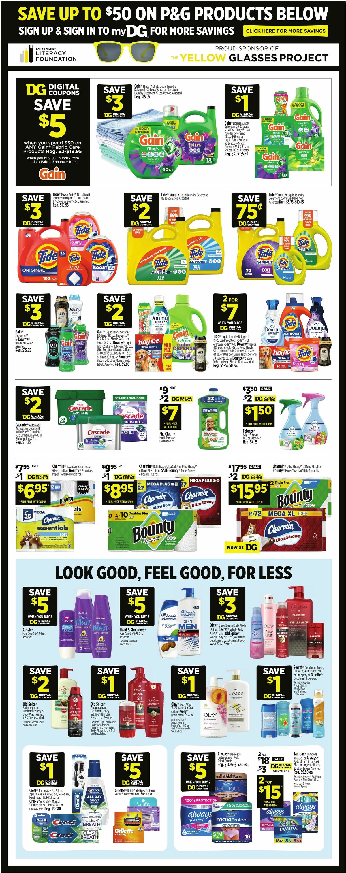 Dollar General Weekly Ad from August 30