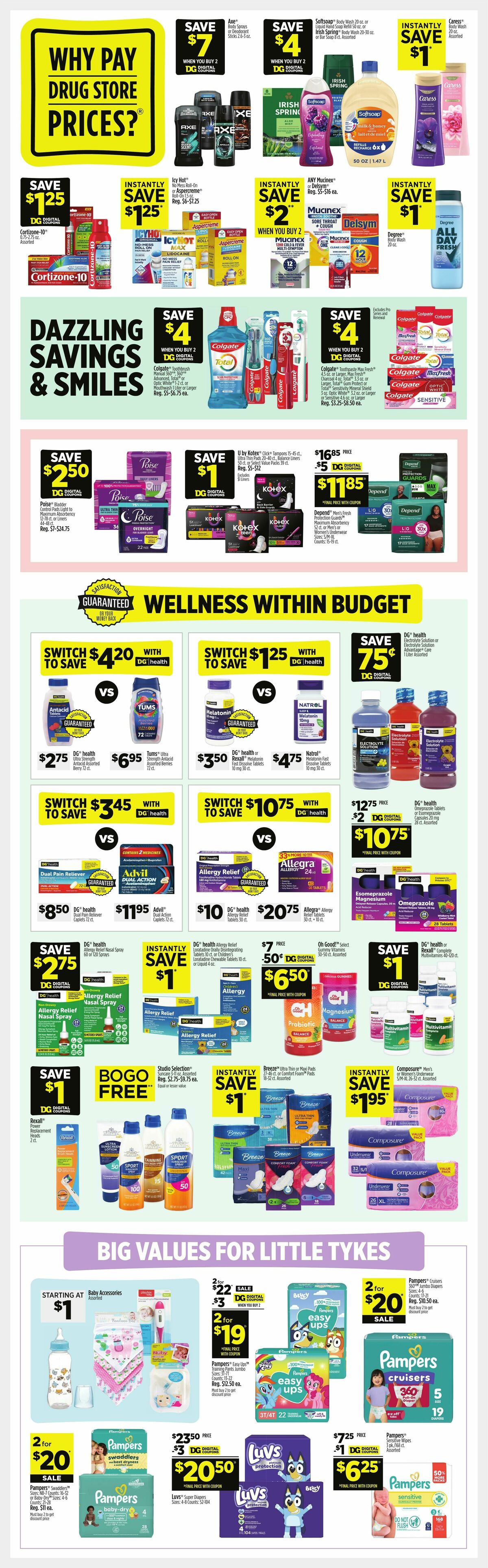 Dollar General Weekly Ad from August 30