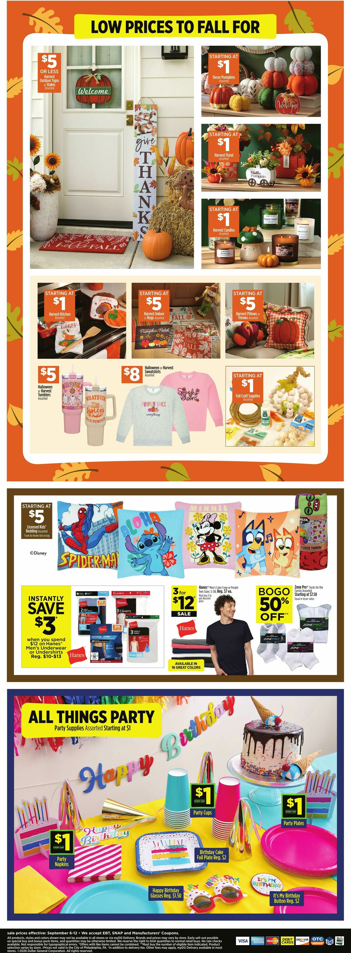 Dollar General Weekly Ad from September 6