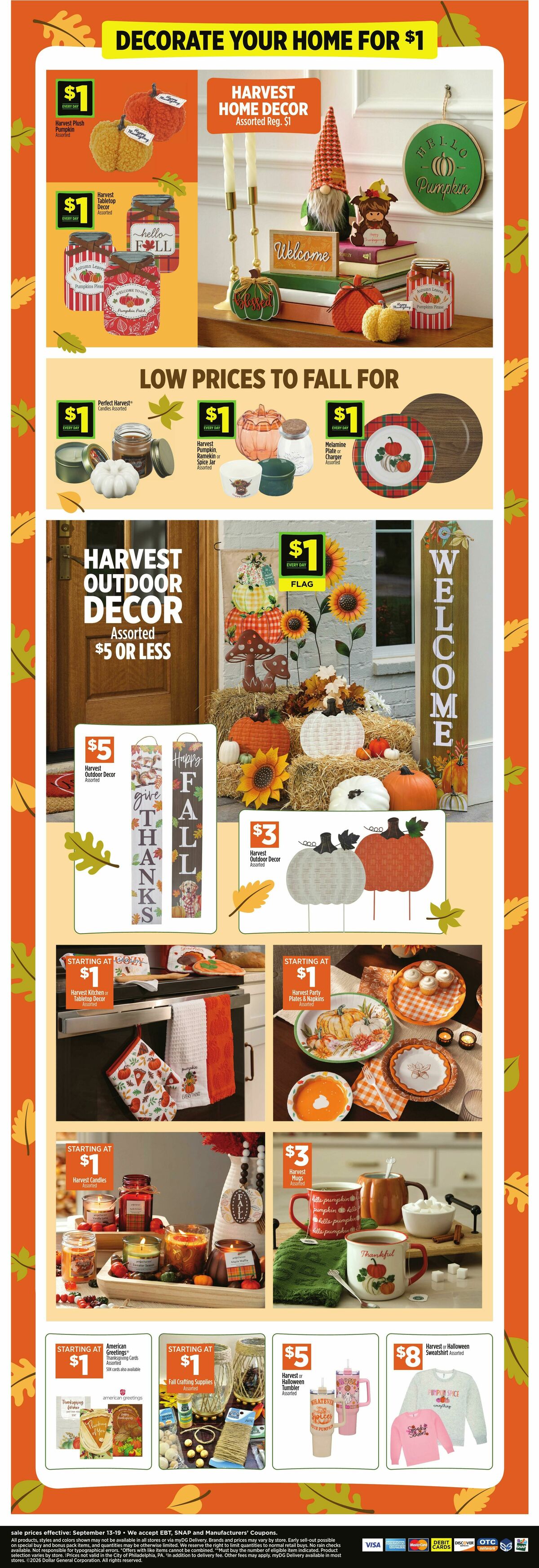 Dollar General Weekly Ad from September 13