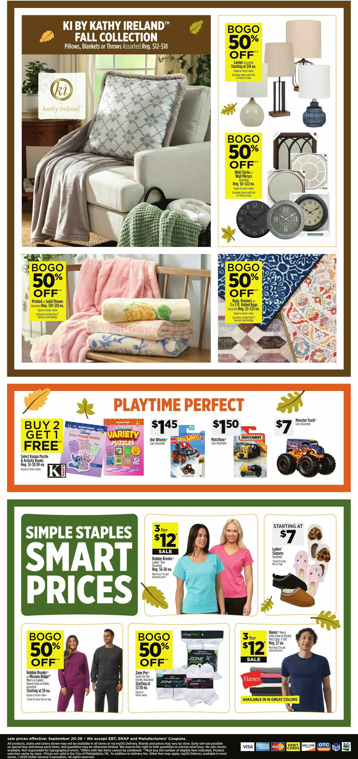 Dollar General Weekly Ad from September 20