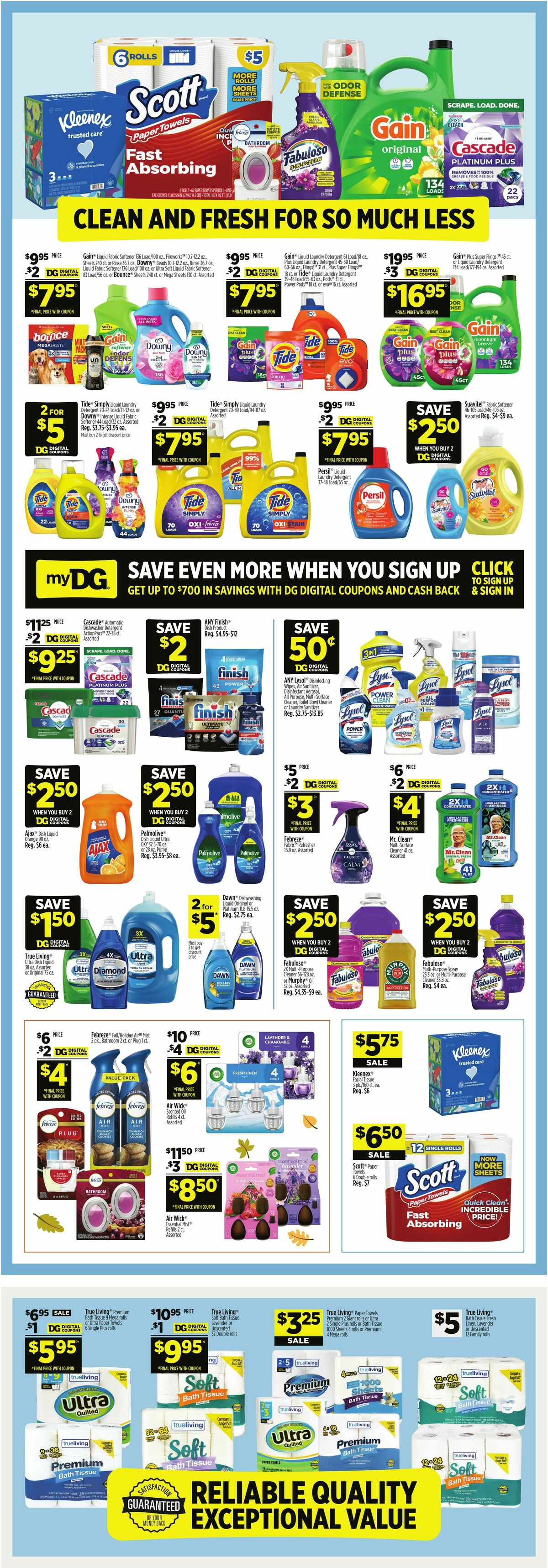 Dollar General Weekly Ad from September 20