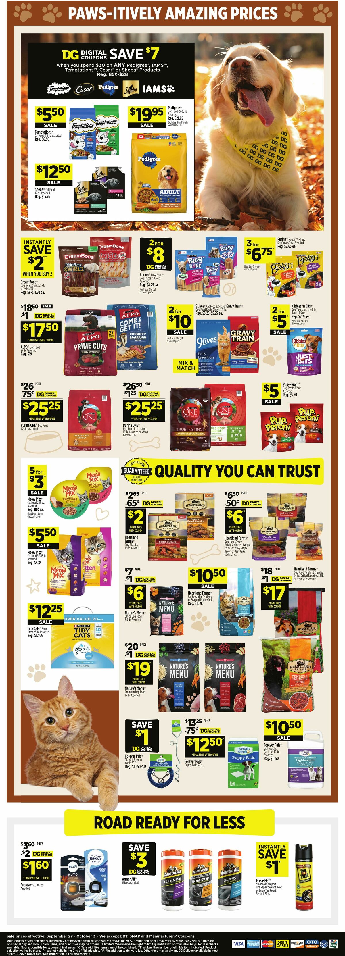 Dollar General Weekly Ad from September 27