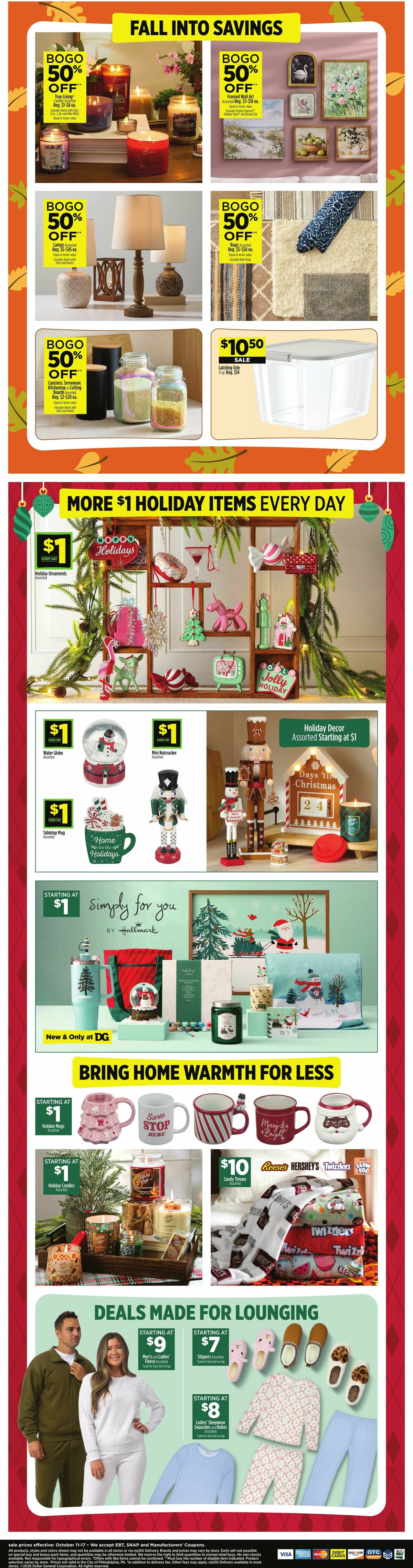 Dollar General Weekly Ad from October 11