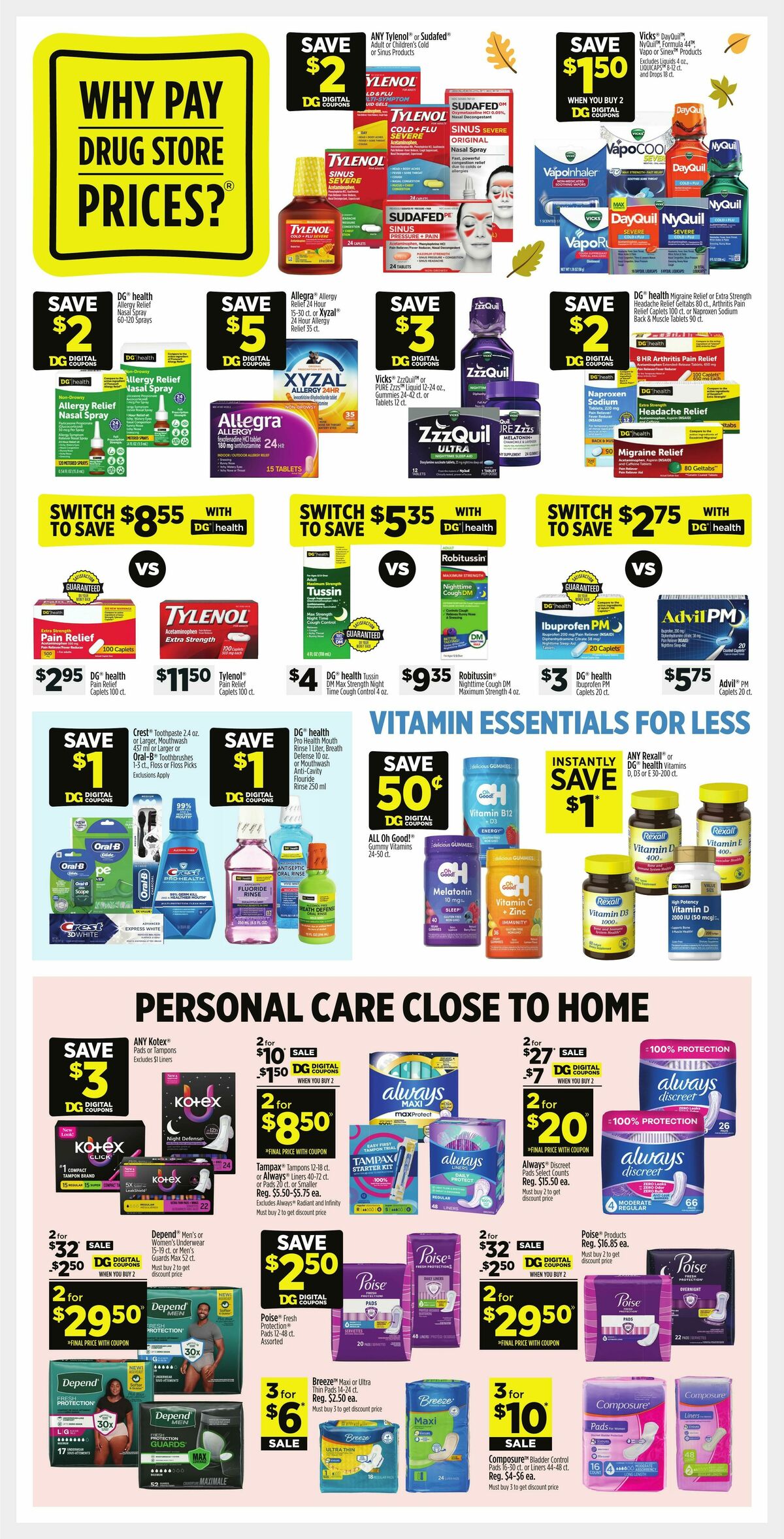 Dollar General Weekly Ad from October 11