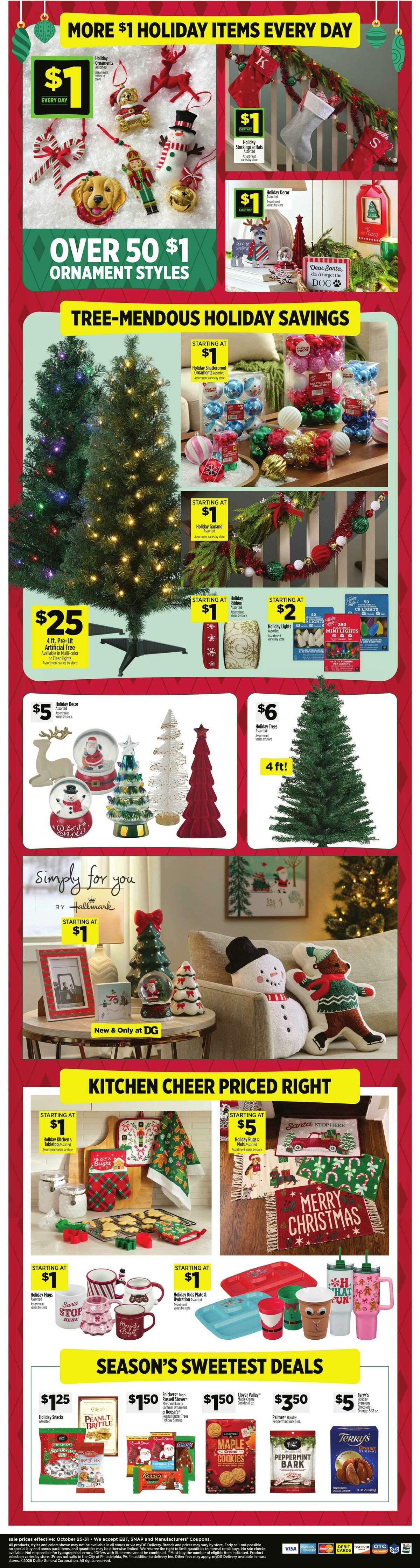 Dollar General Weekly Ad from October 25