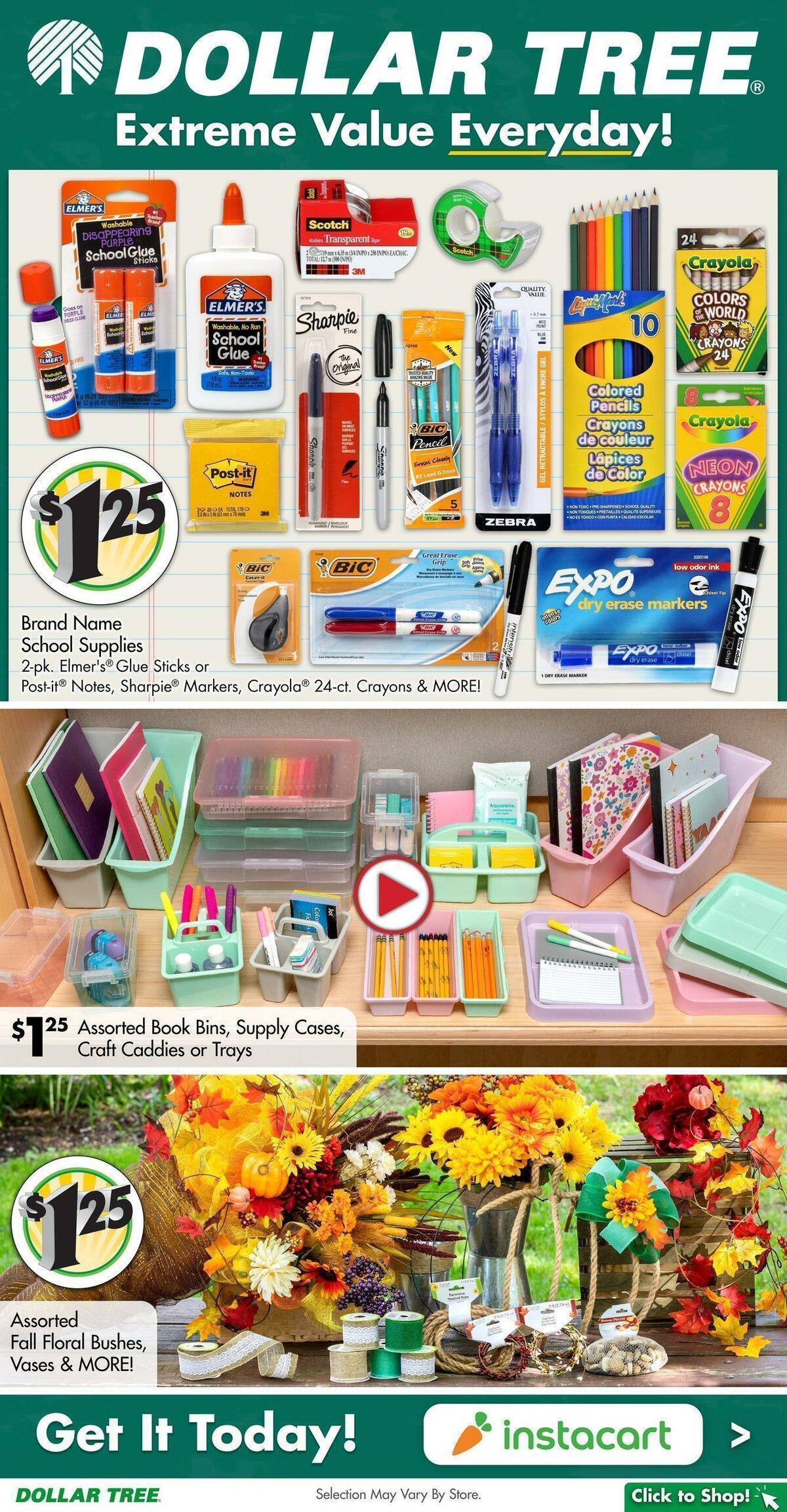 Dollar Tree Weekly Ad from July 24