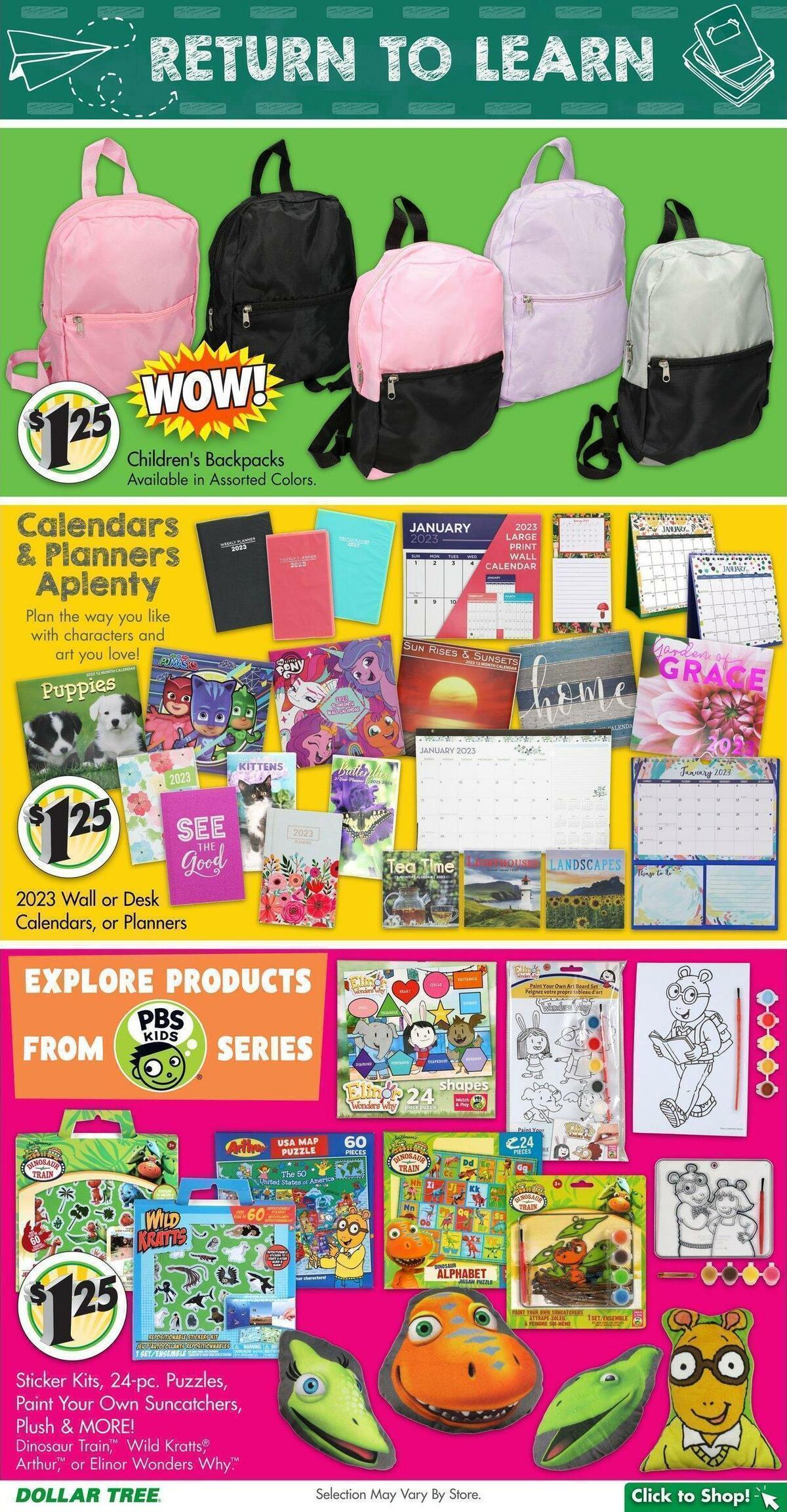 Dollar Tree Weekly Ad from July 24