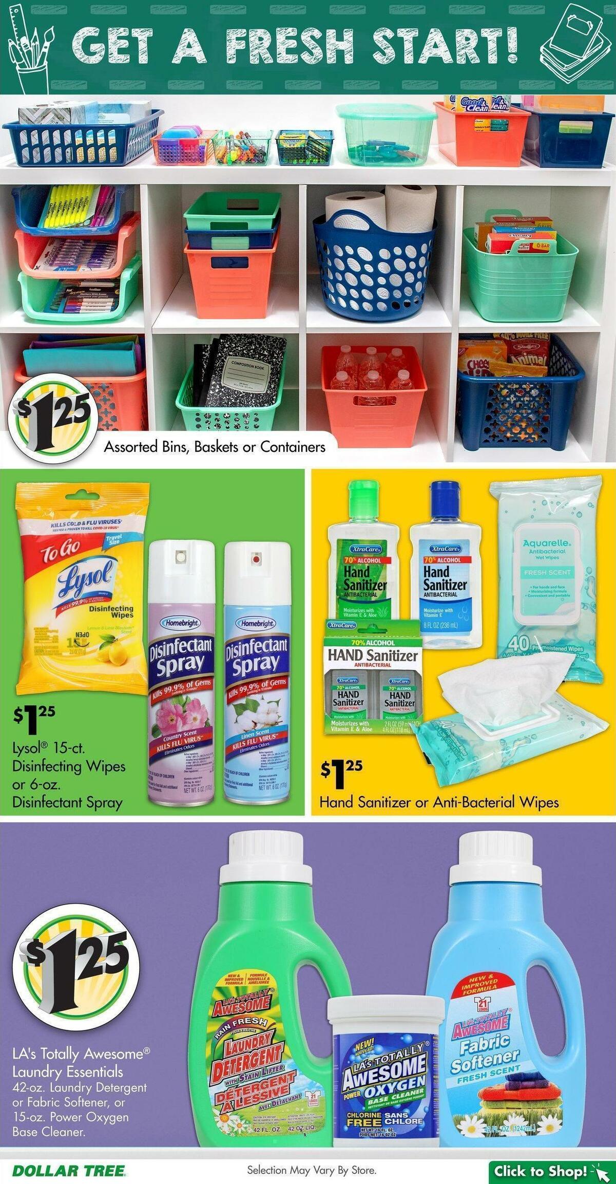 Dollar Tree Weekly Ad from July 24