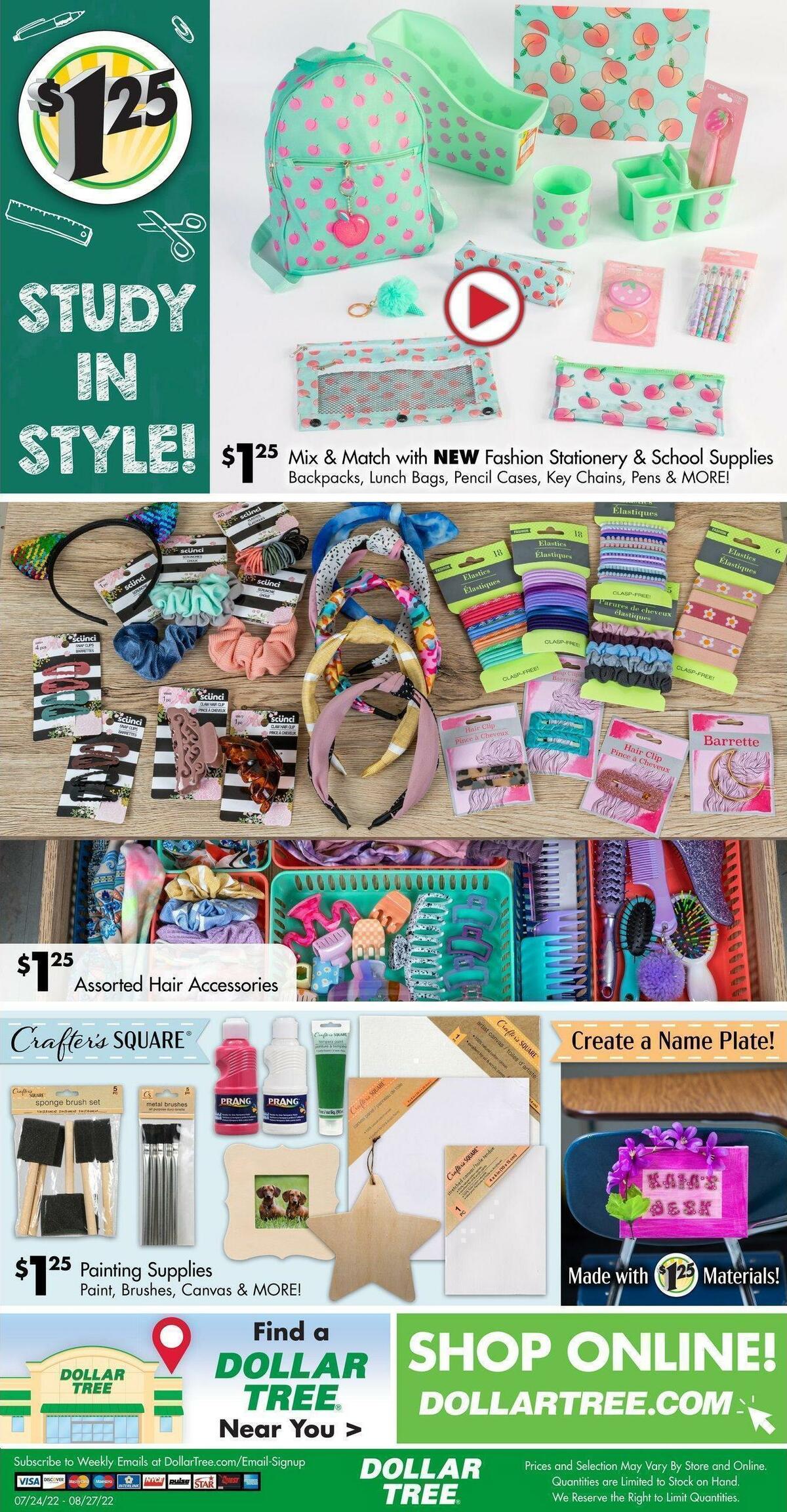 Dollar Tree Weekly Ad from July 24