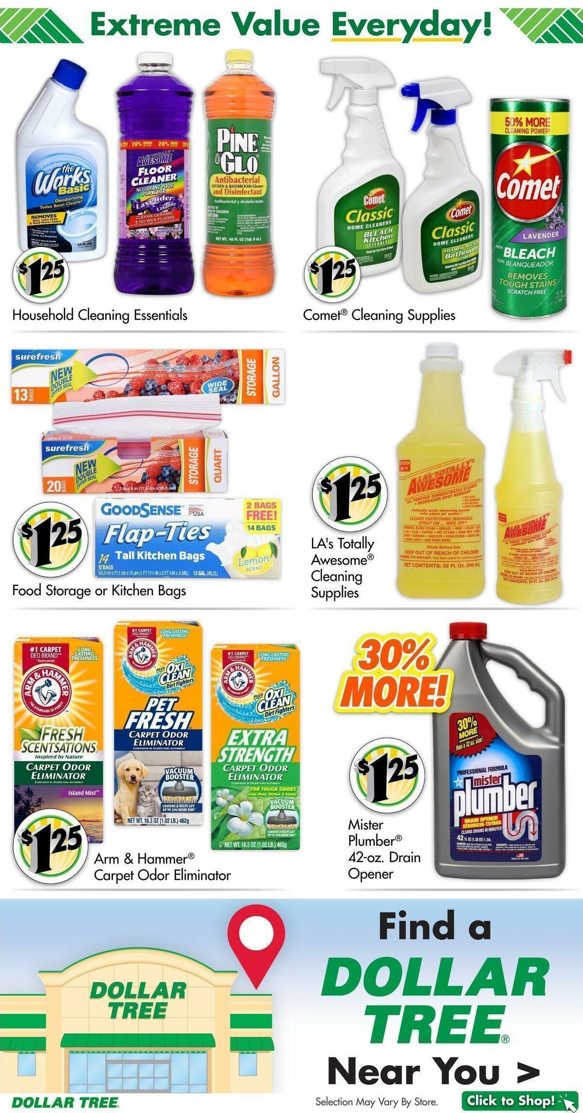 Dollar Tree Weekly Ad from August 28