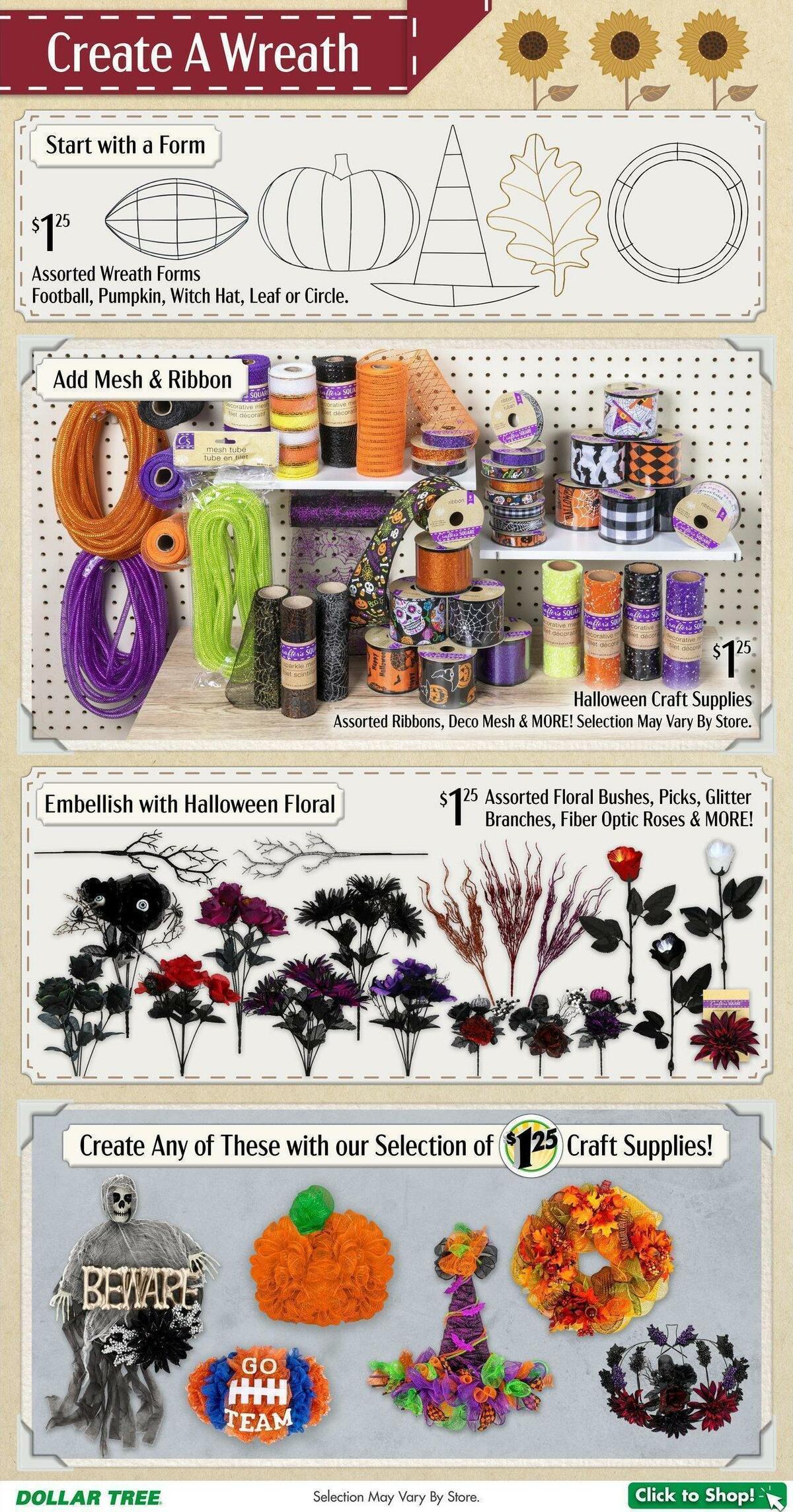 Dollar Tree Weekly Ad from August 28