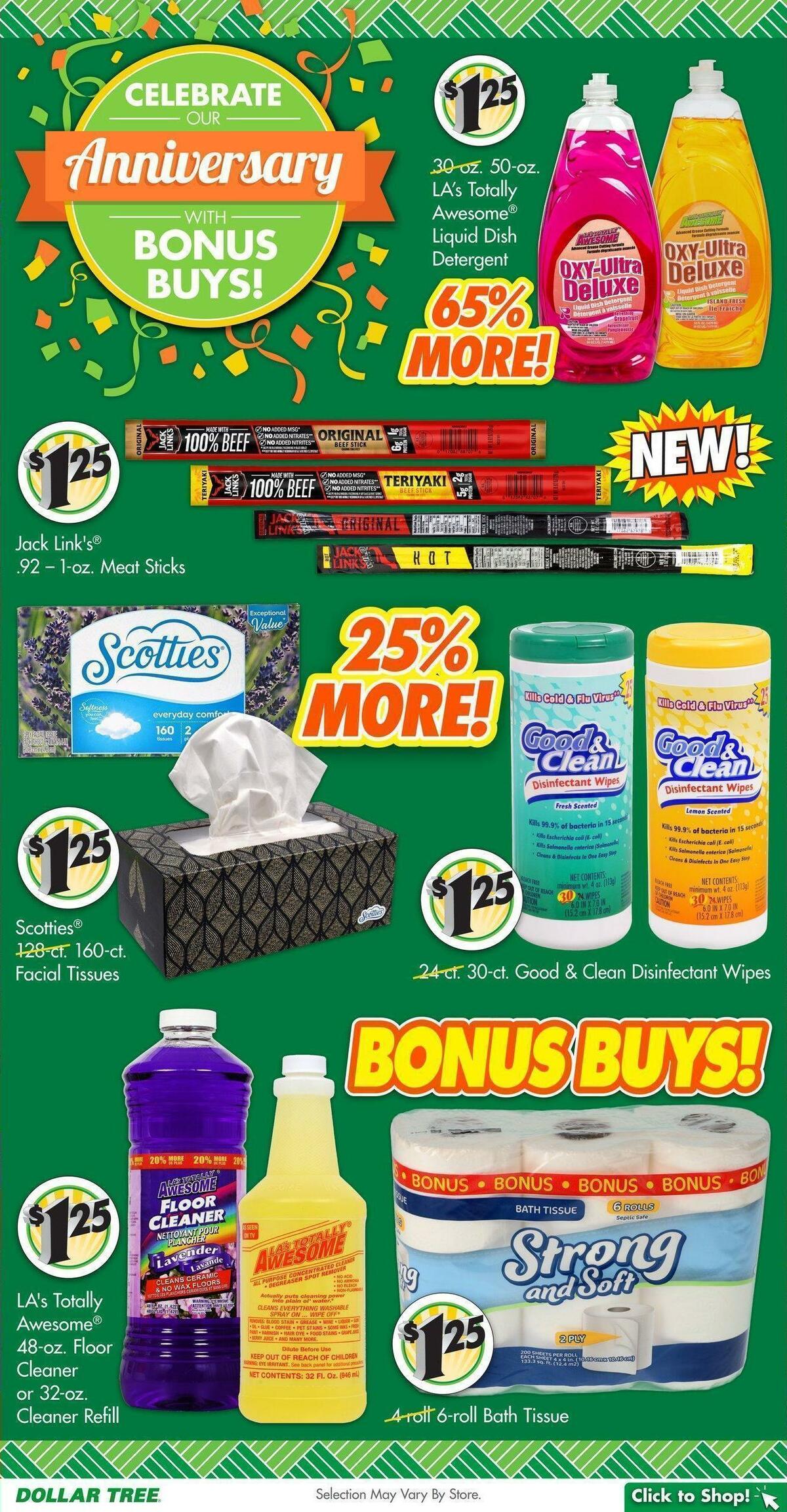 Dollar Tree Weekly Ad from September 25
