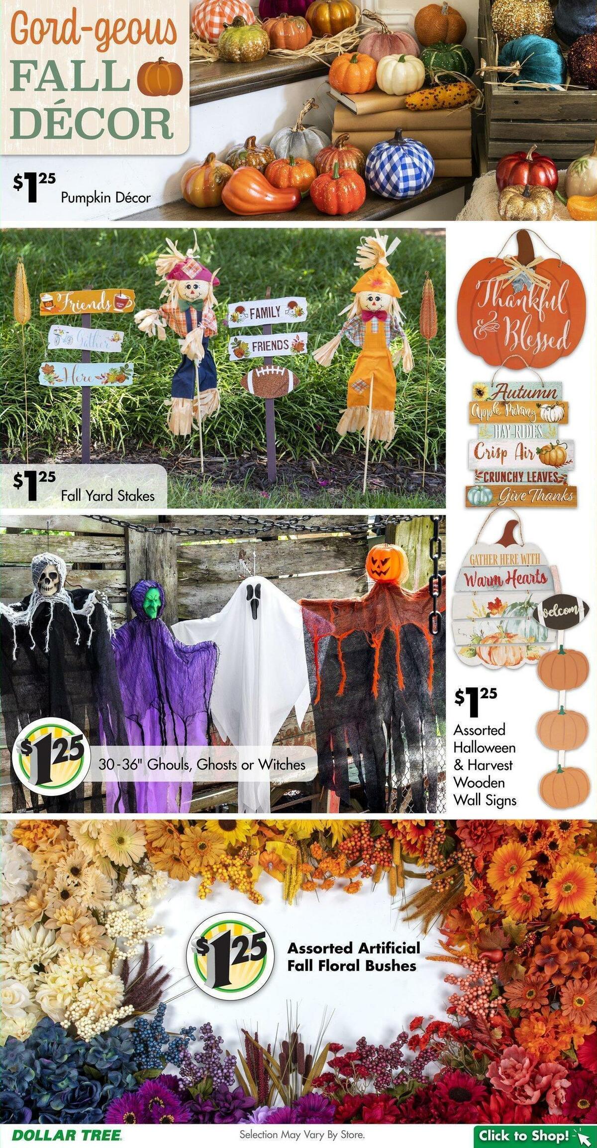 Dollar Tree Weekly Ad from September 25