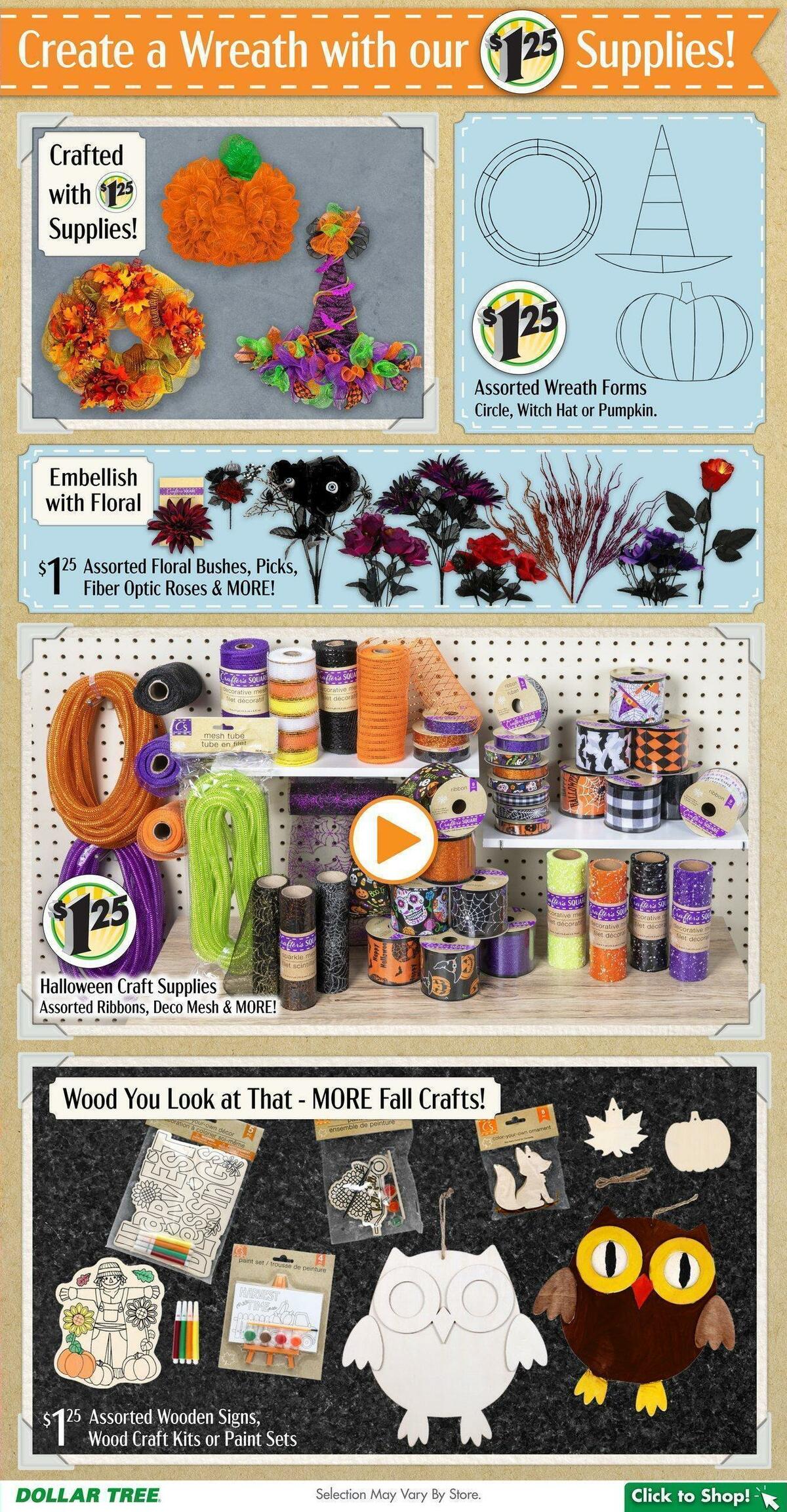 Dollar Tree Weekly Ad from September 25