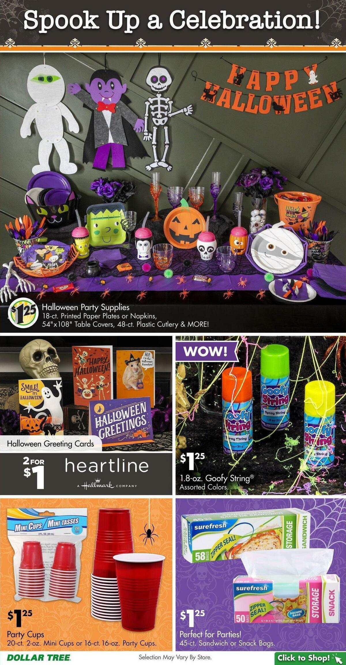 Dollar Tree Weekly Ad from October 9