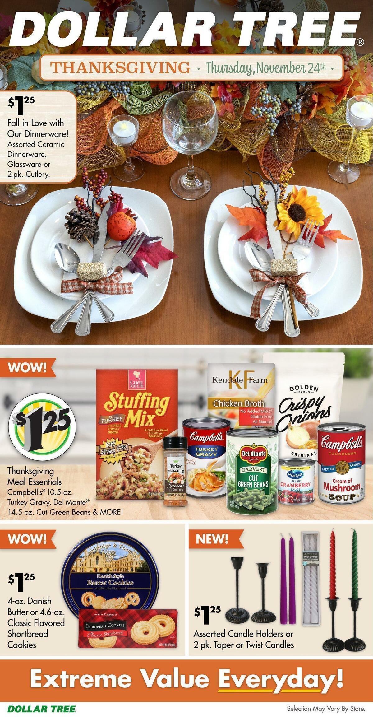 Dollar Tree Weekly Ad from November 13
