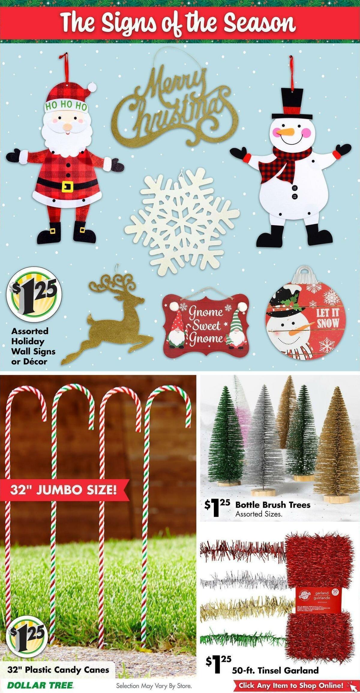 Dollar Tree Weekly Ad from November 25
