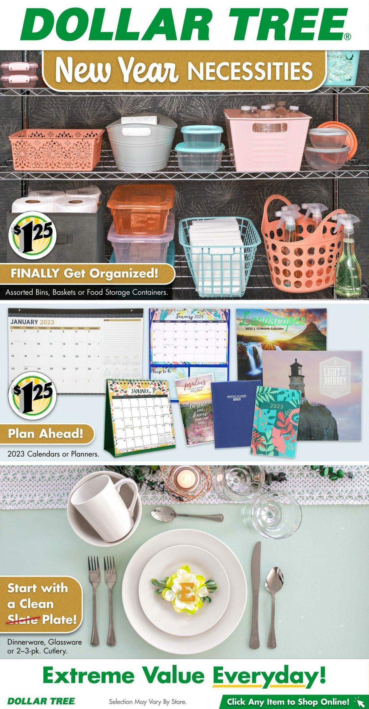 Dollar Tree Weekly Ad from December 26