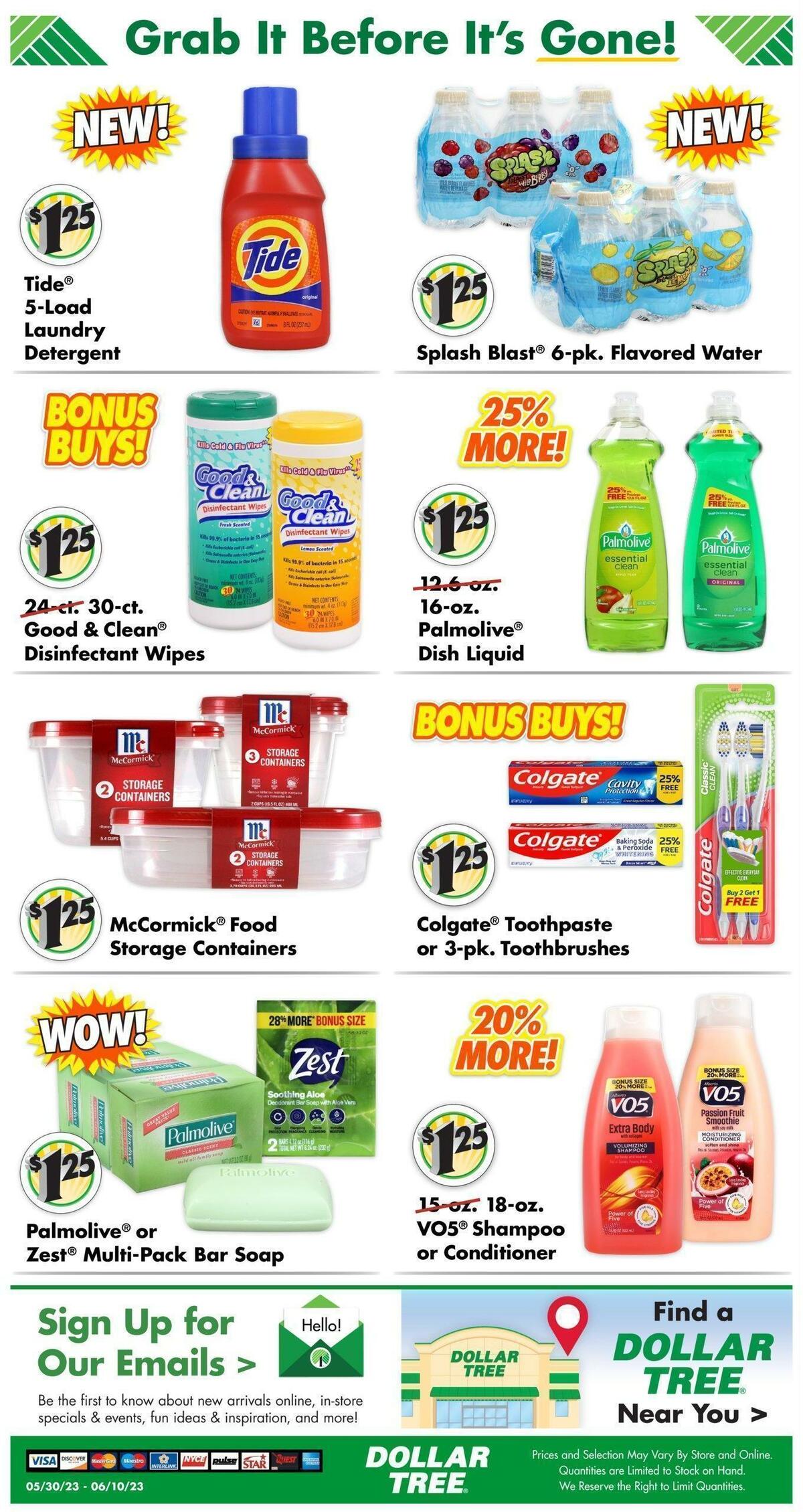 Dollar Tree Weekly Ad from May 30