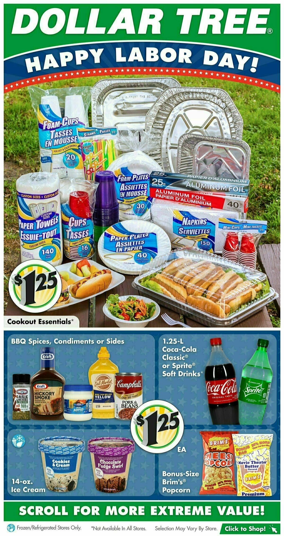 Dollar Tree Weekly Ad from August 27