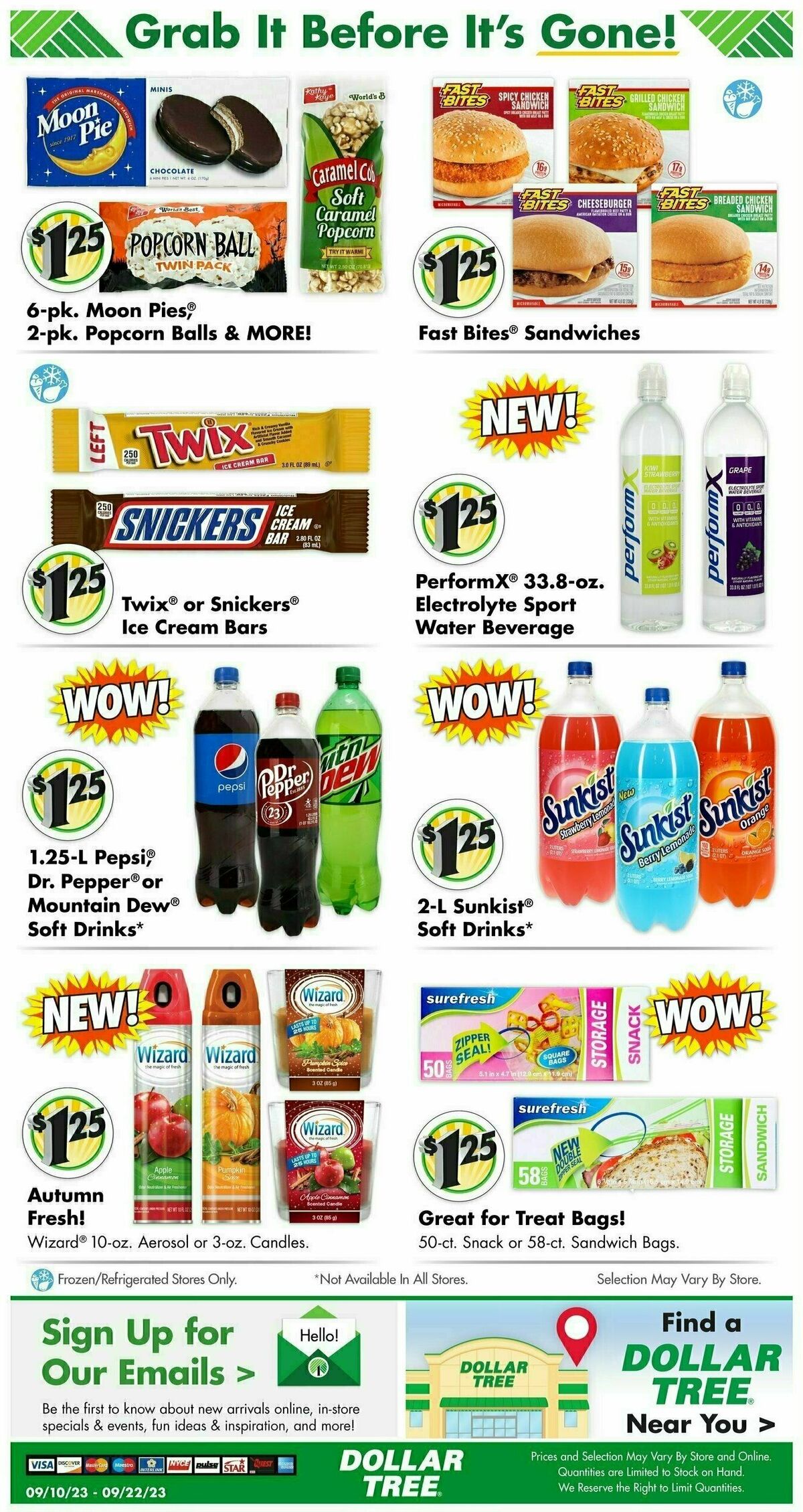 Dollar Tree Weekly Ad from September 10